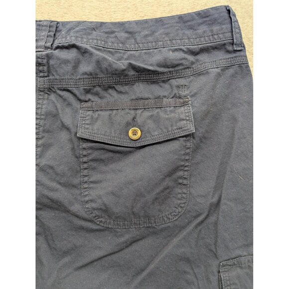 Tommy Hilfiger Capri Pants Womens 16 Navy Cargo Cropped Zip Fly Pockets 802251 - Picture 10 of 14